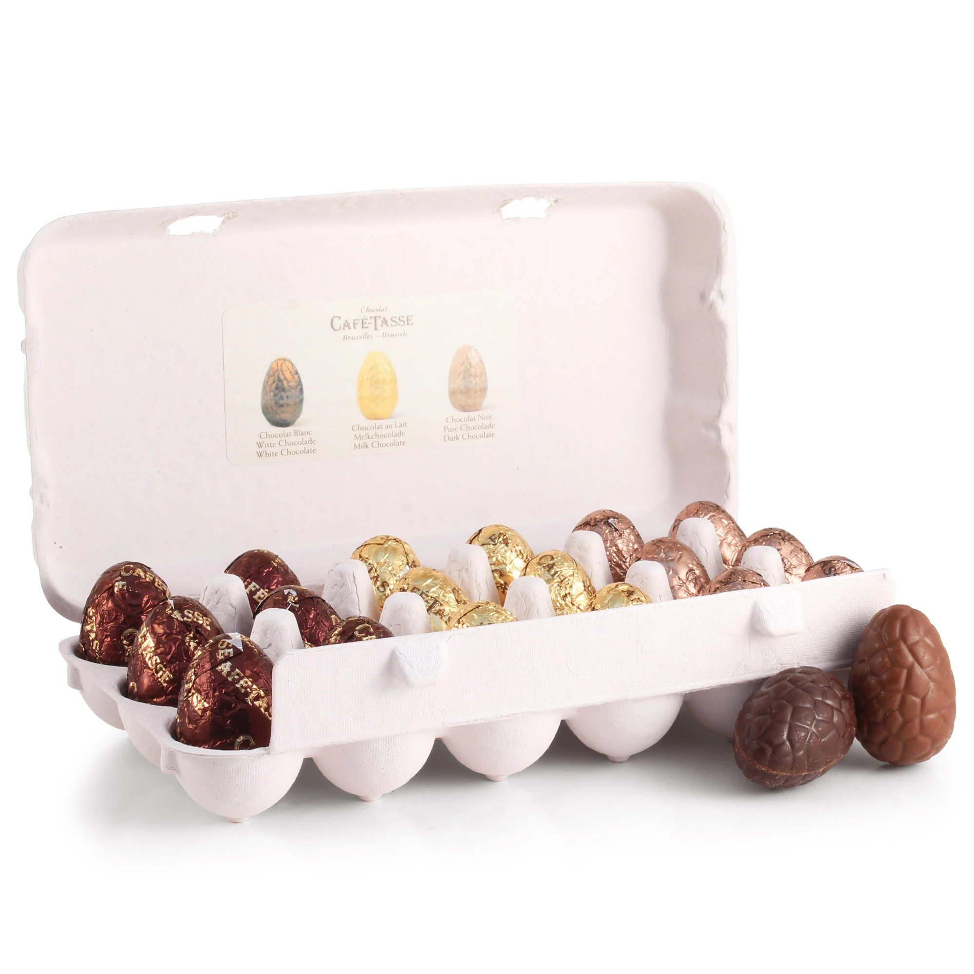 MINI ASSORTED CHOCOLATE PRALINE EASTER EGGS | 18 CHOCOLATES