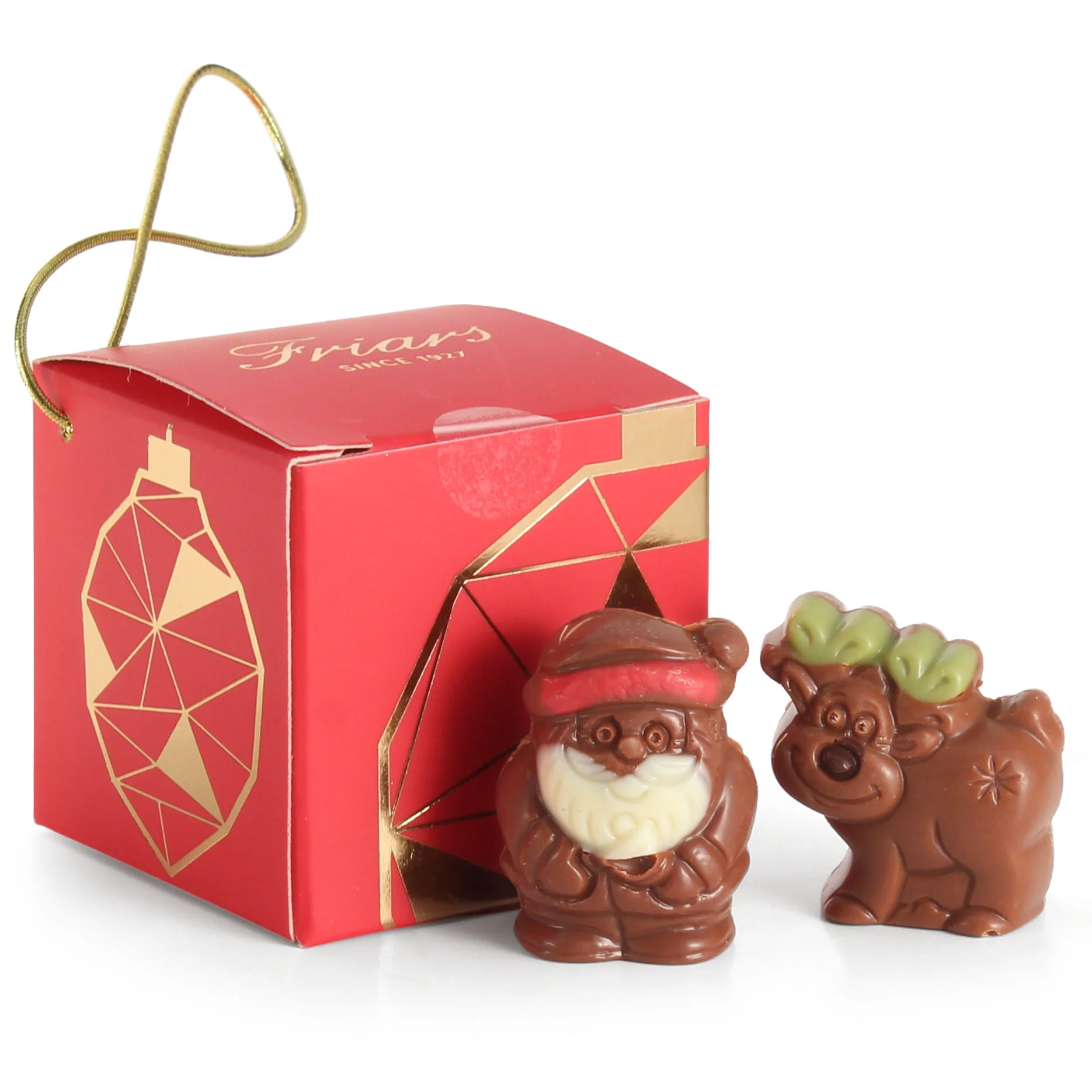 CHOCOLATE FILLED CHRISTMAS TREE DECORATION | RED
