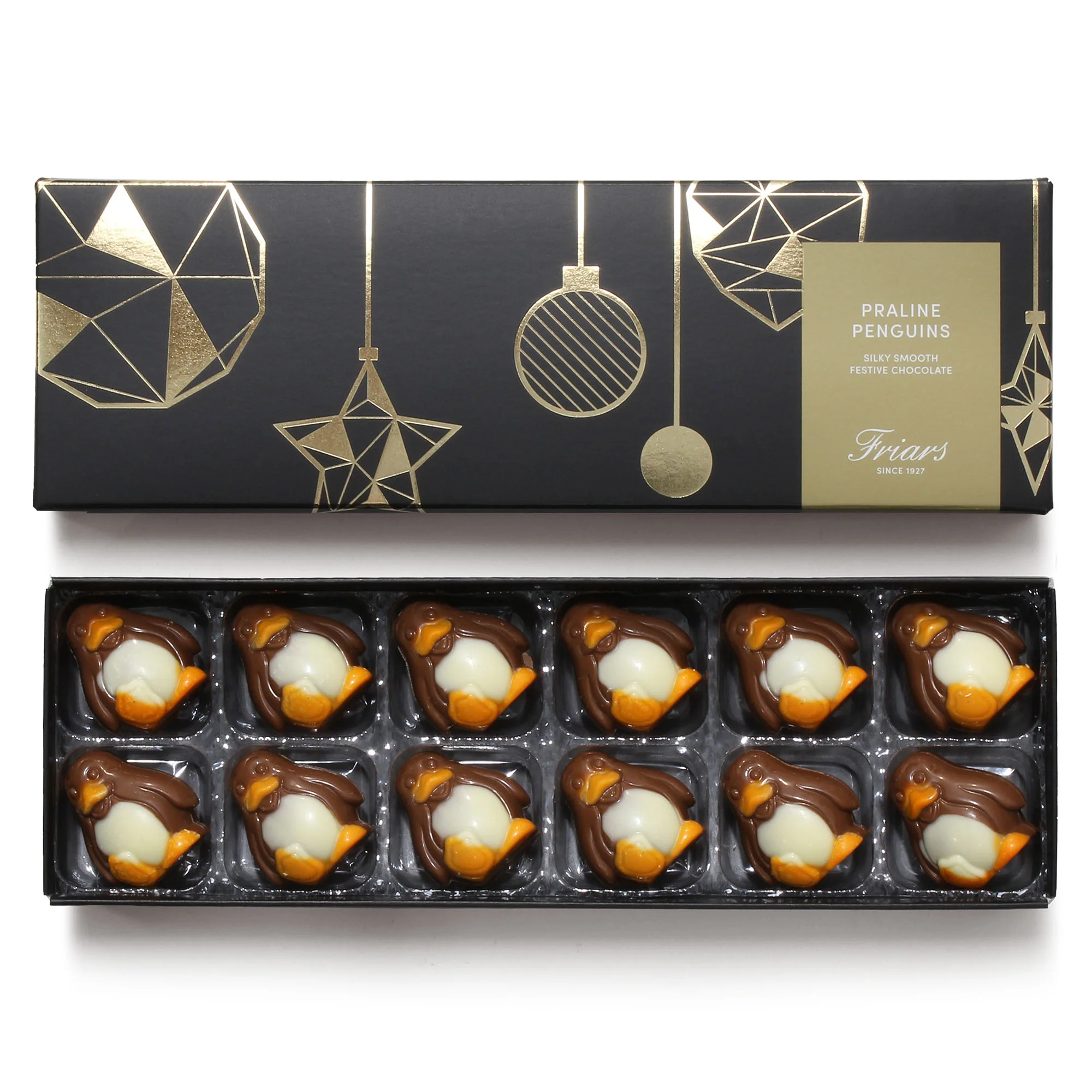 PRALINE CHOCOLATE PENGUINS GIFT BOX
