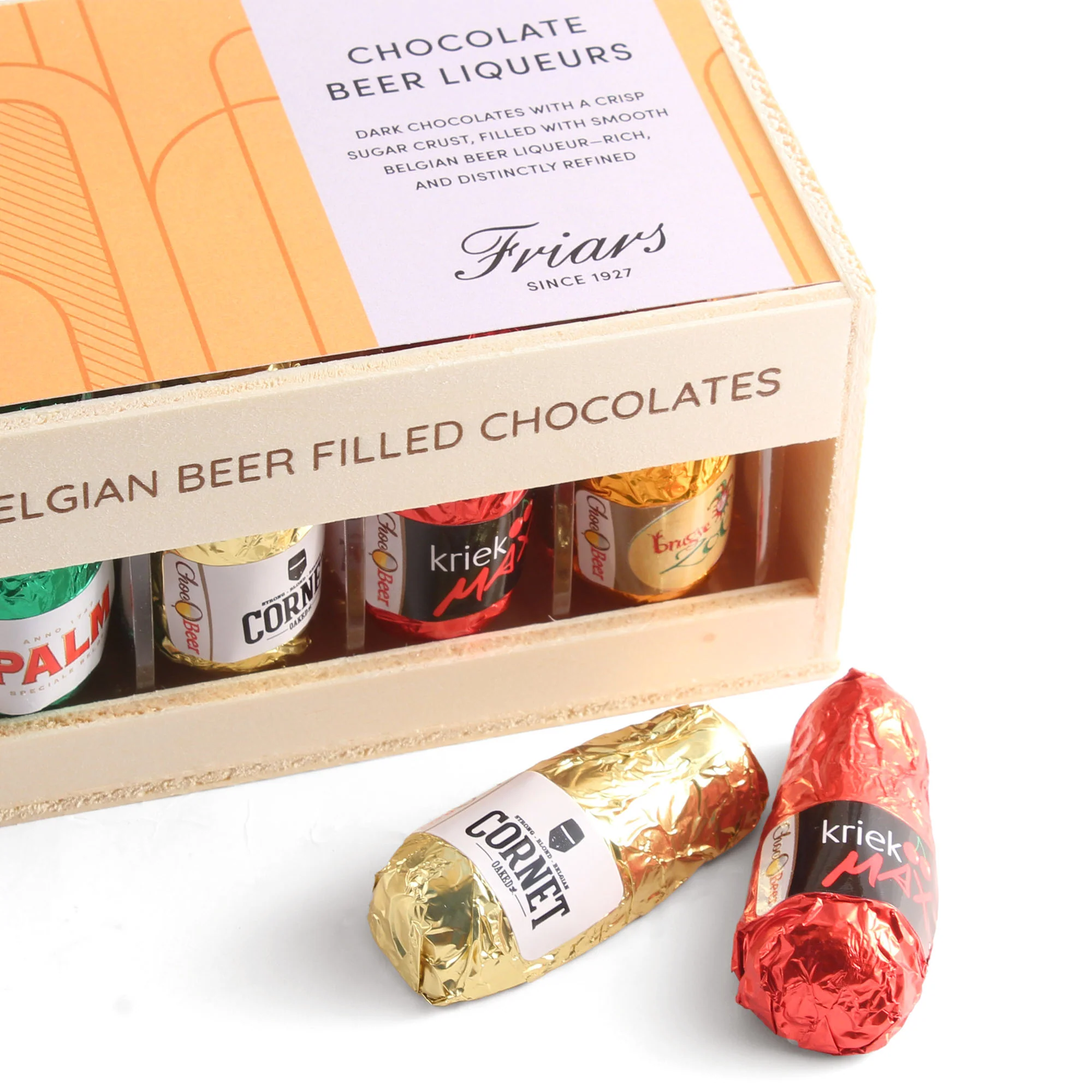 FRIARS BEER LIQUEUR CHOCOLATES CRATE - Image 2