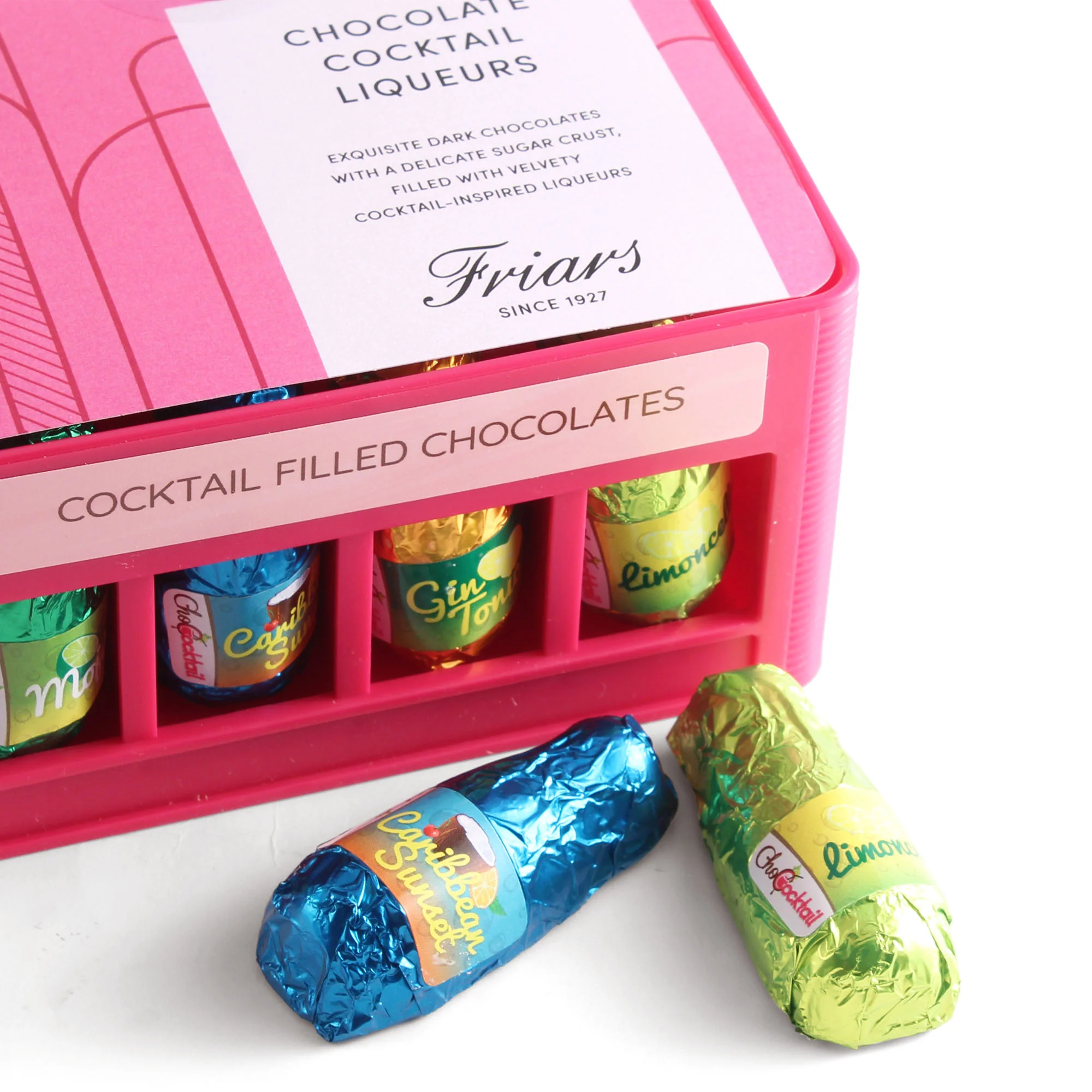 FRIARS CHOCOLATE COCKTAIL LIQUEURS CRATE - Image 2