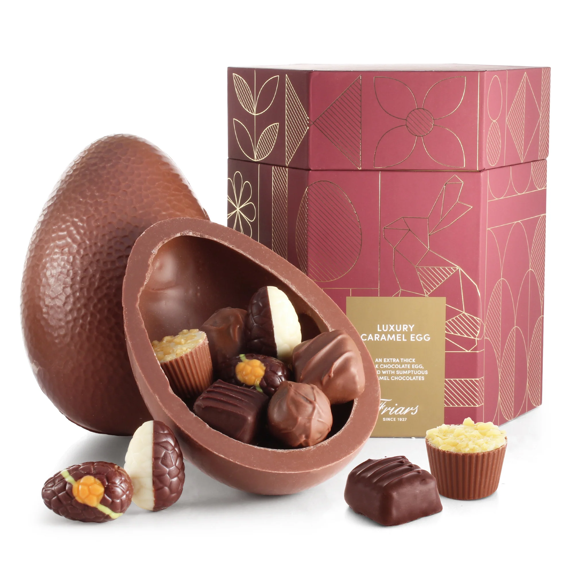 LUXURY CARAMEL CHOCOLATE EASTER EGG