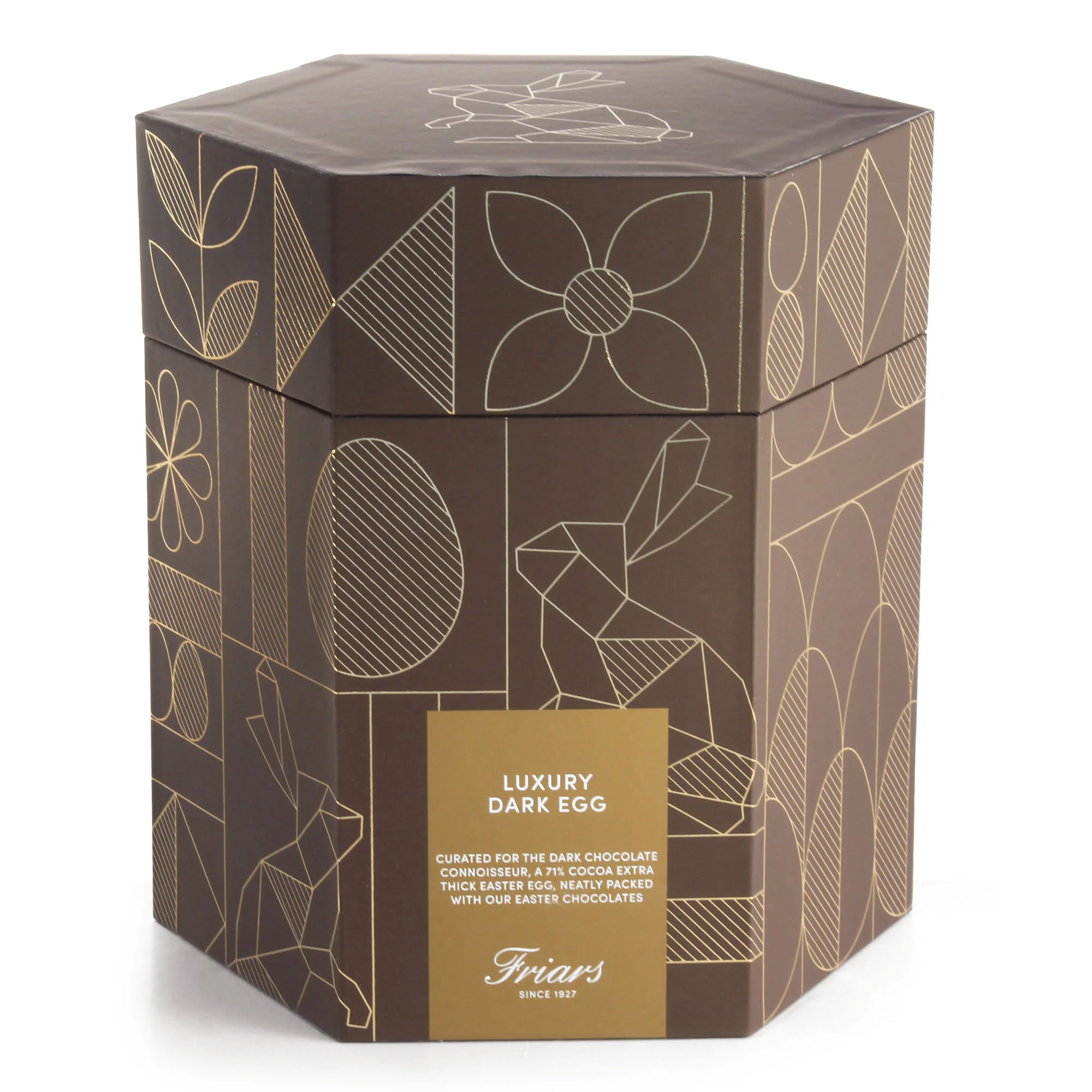 LUXURY DARK CHOCOLATE EASTER EGG - Image 2