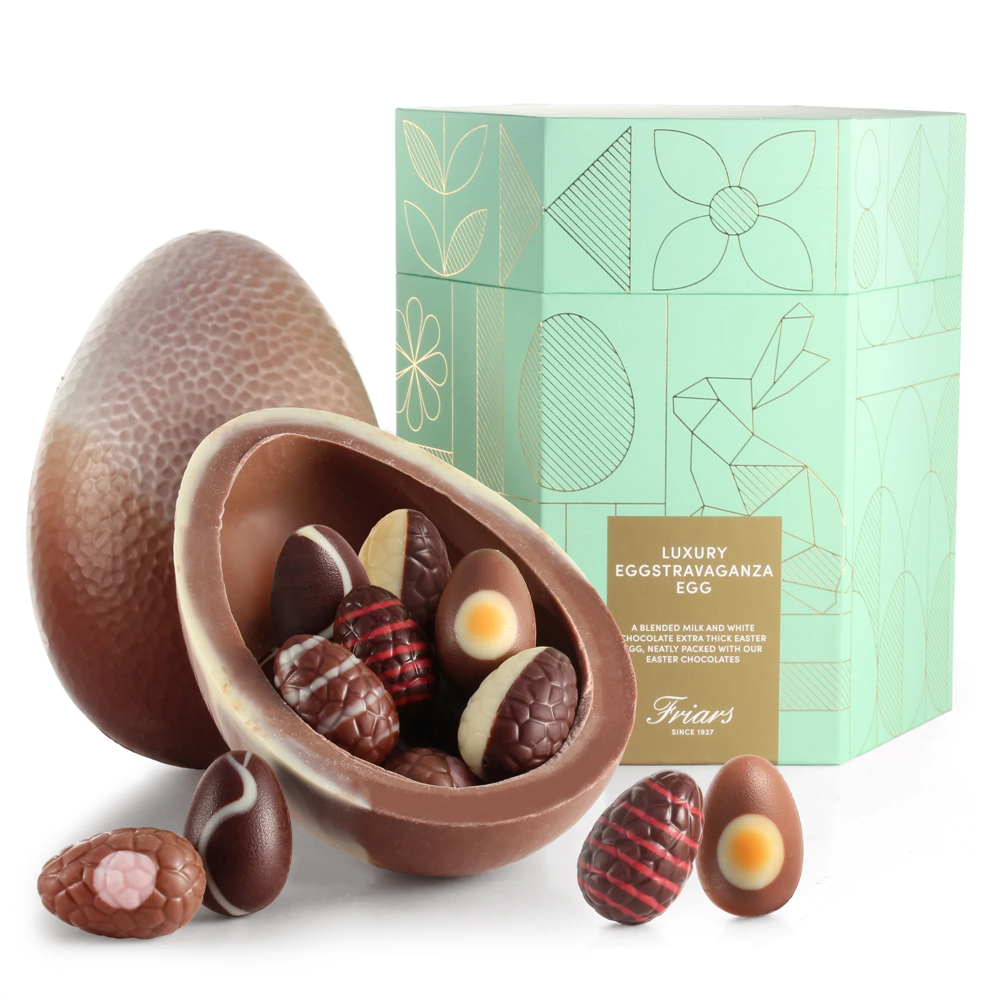 LUXURY EGGSTRAVAGANZA CHOCOLATE EASTER EGG