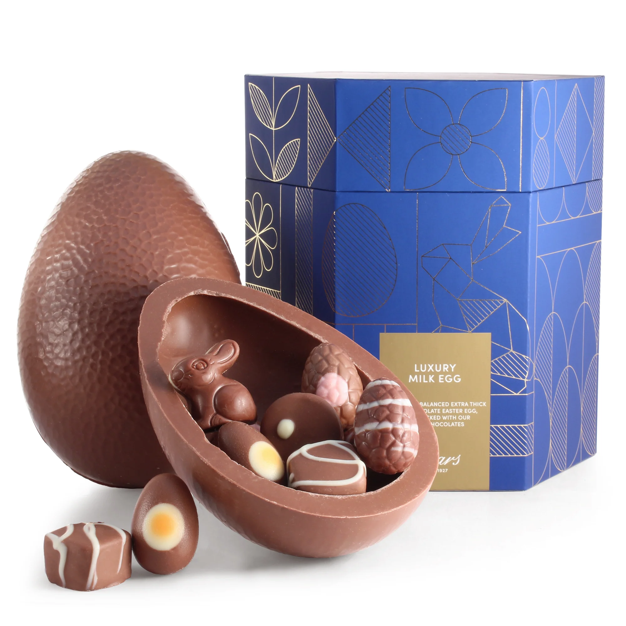 LUXURY MILK CHOCOLATE EASTER EGG