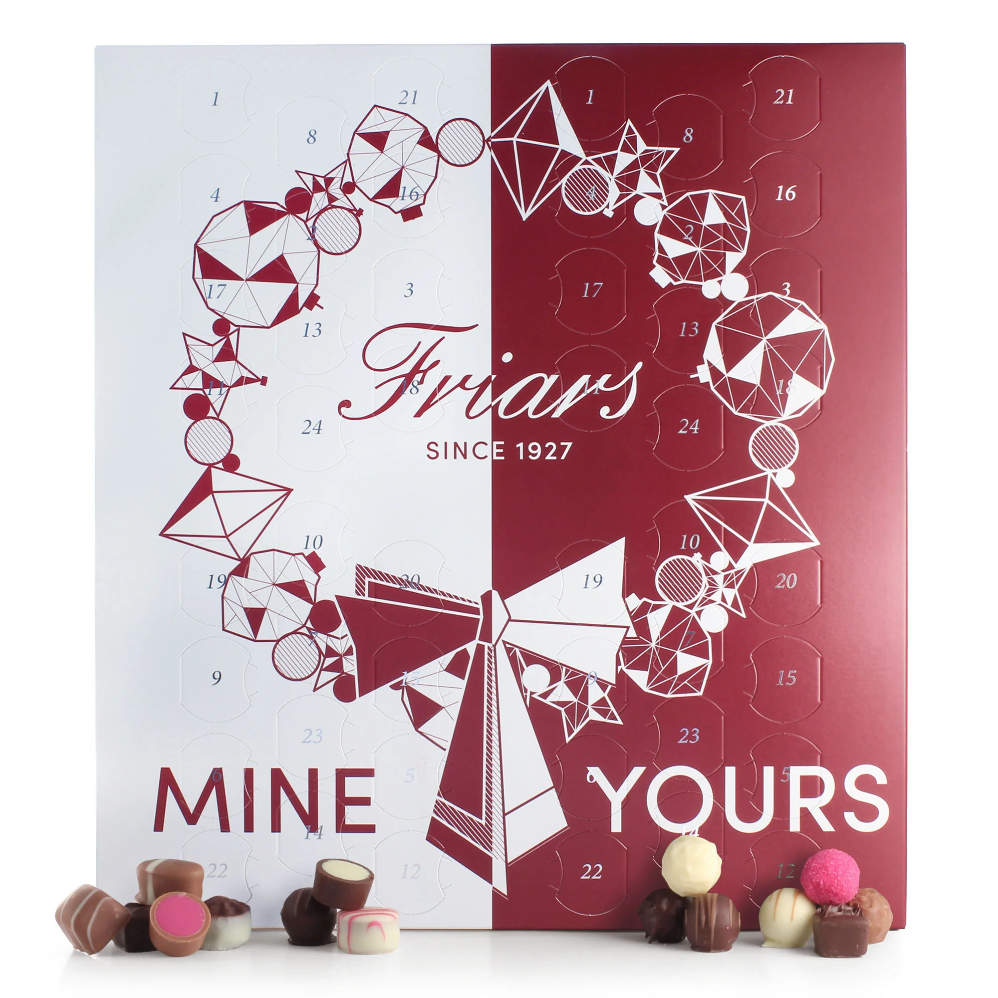 MINE & YOURS CHOCOLATE ADVENT CALENDAR