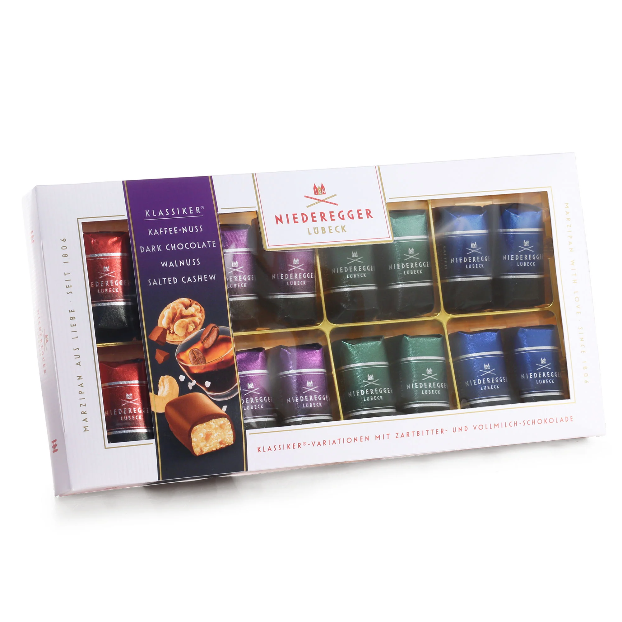 NIEDEREGGER MARZIPAN CLASSIC SELECTION BOX