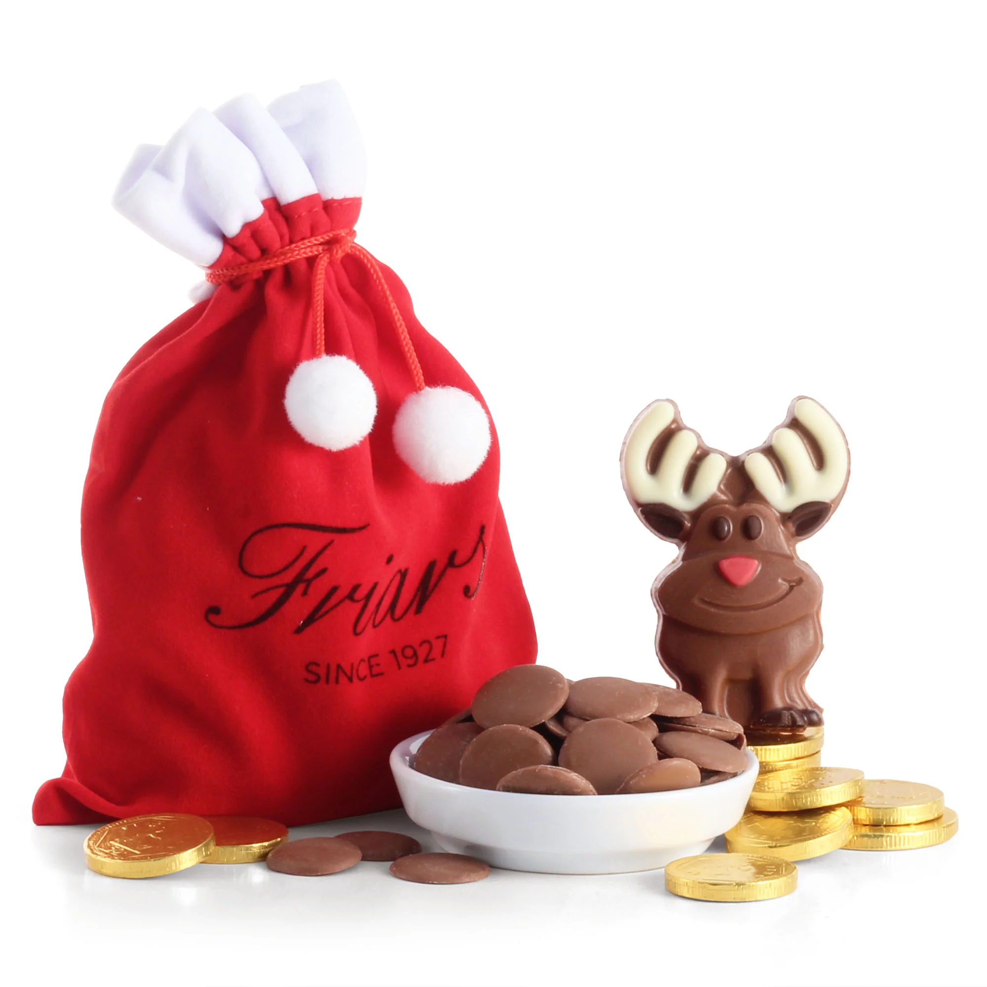 SANTA'S CHOCOLATE TREATS GIFT SACK