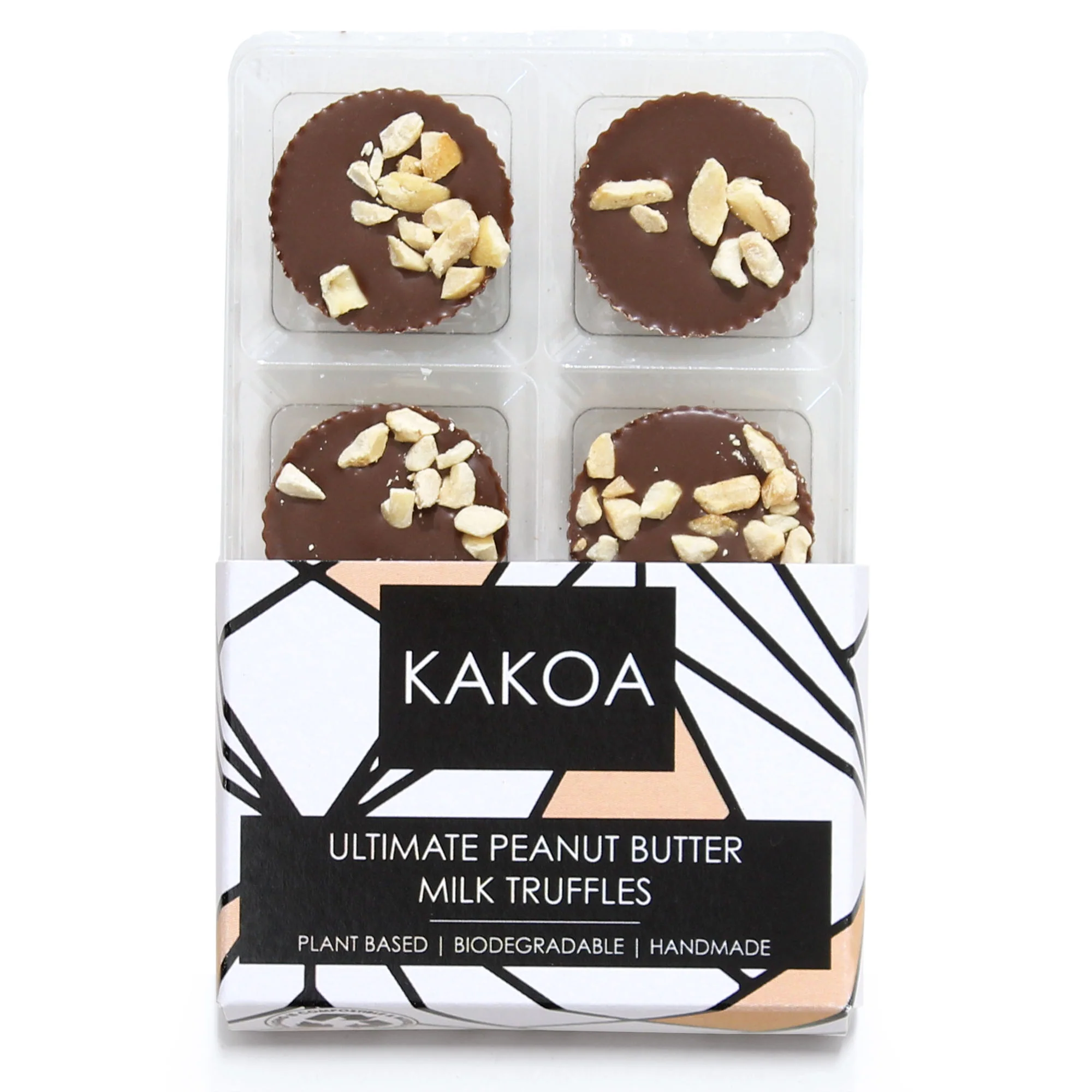 PEANUT BUTTER VEGAN MILK CHOCOLATE TRUFFLES | KAKOA - Image 2