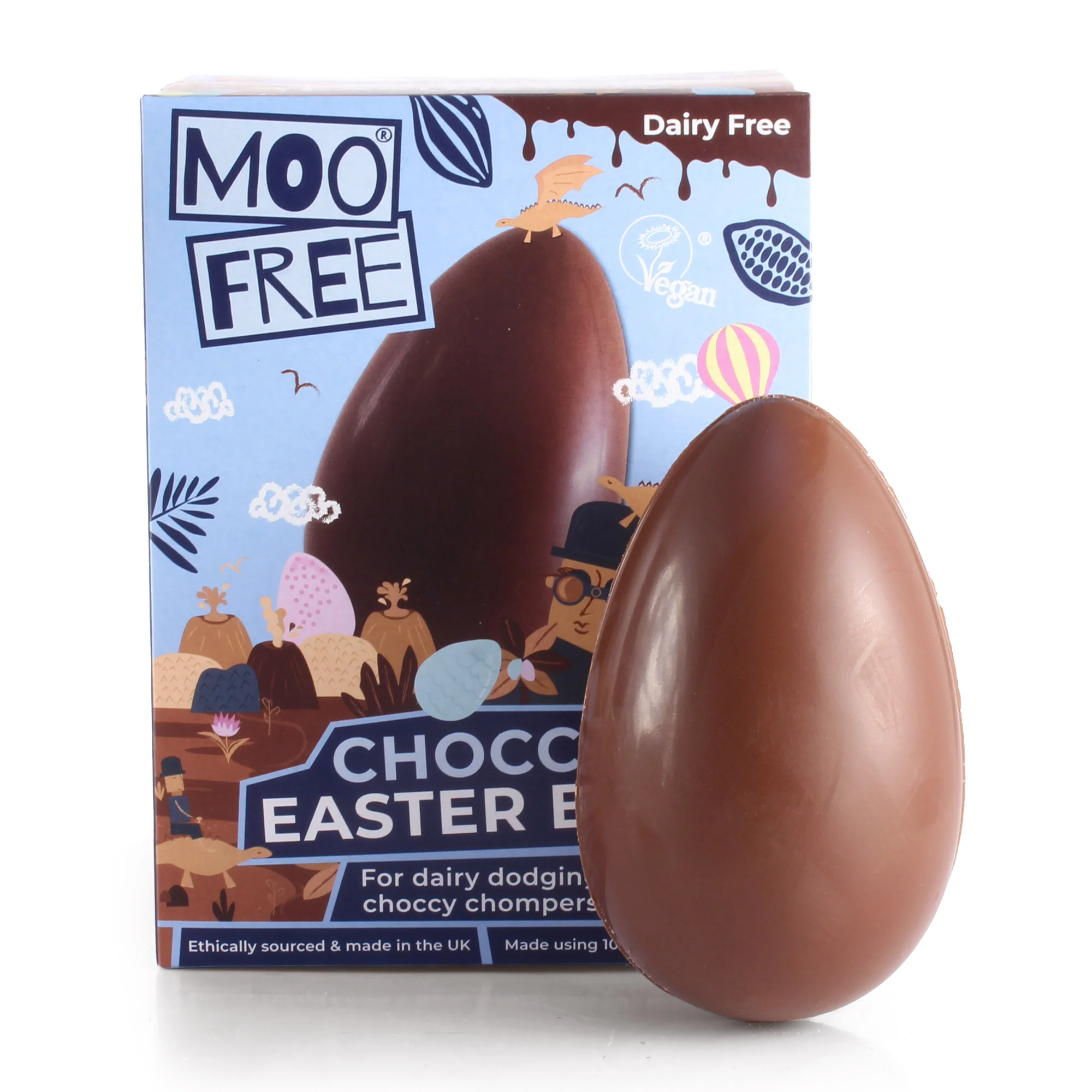 MOO FREE VEGAN MILK CHOCOLATE EASTER EGG