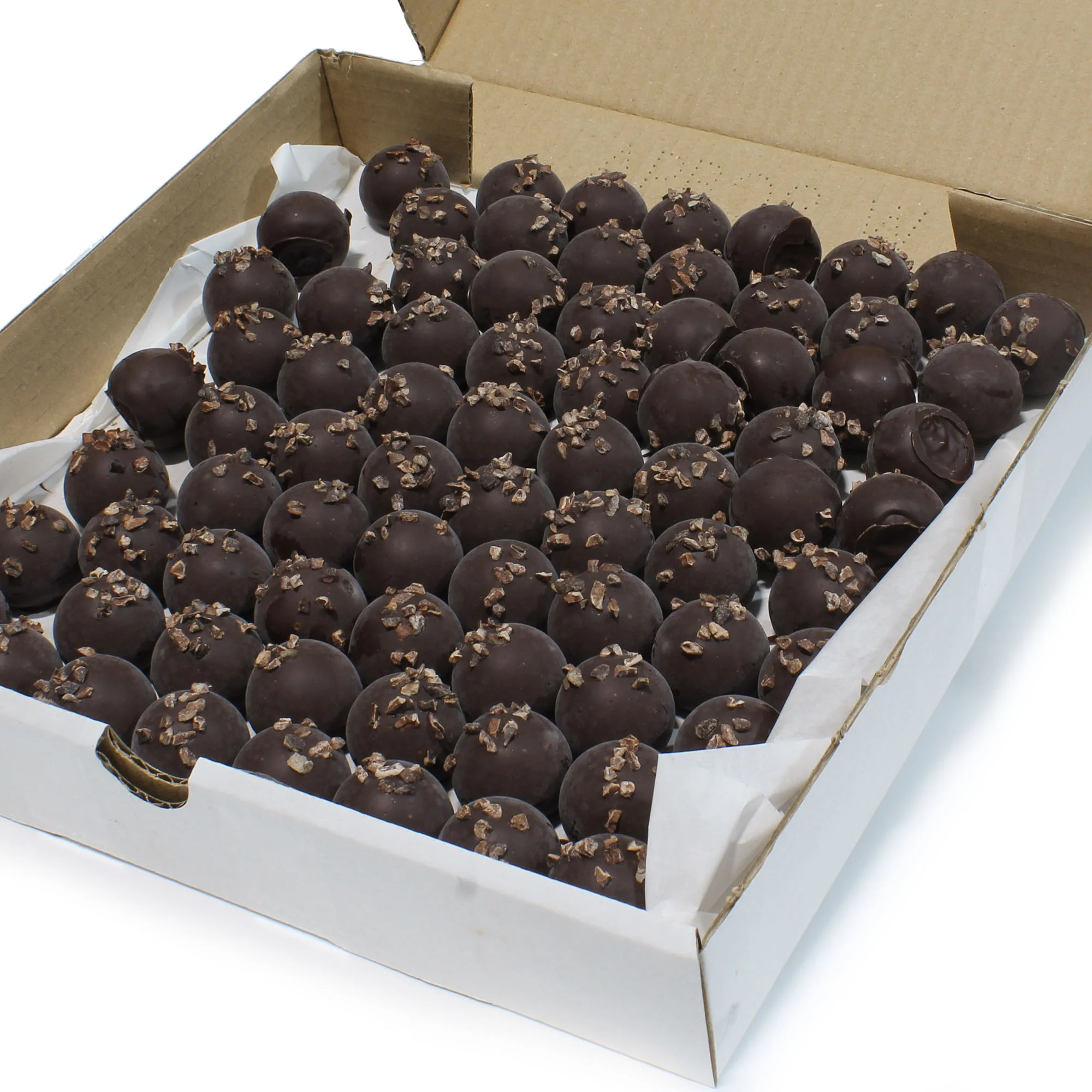 VEGAN DARK CHOCOLATE RUM TRUFFLES - SECONDS
