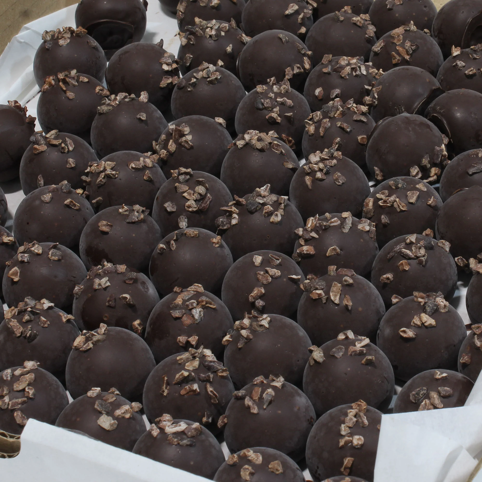 VEGAN DARK CHOCOLATE RUM TRUFFLES - SECONDS - Image 2