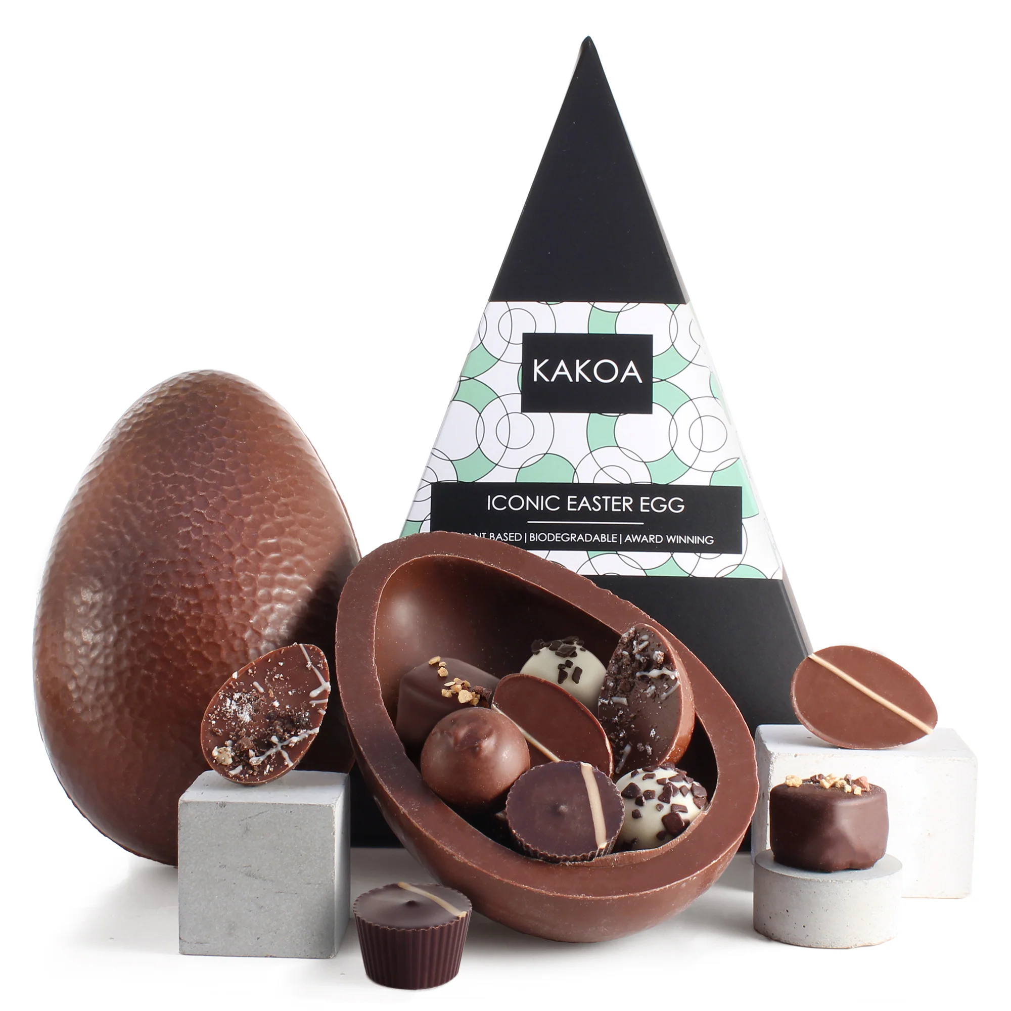 KAKOA VEGAN ICONIC CHOCOLATE EASTER EGG