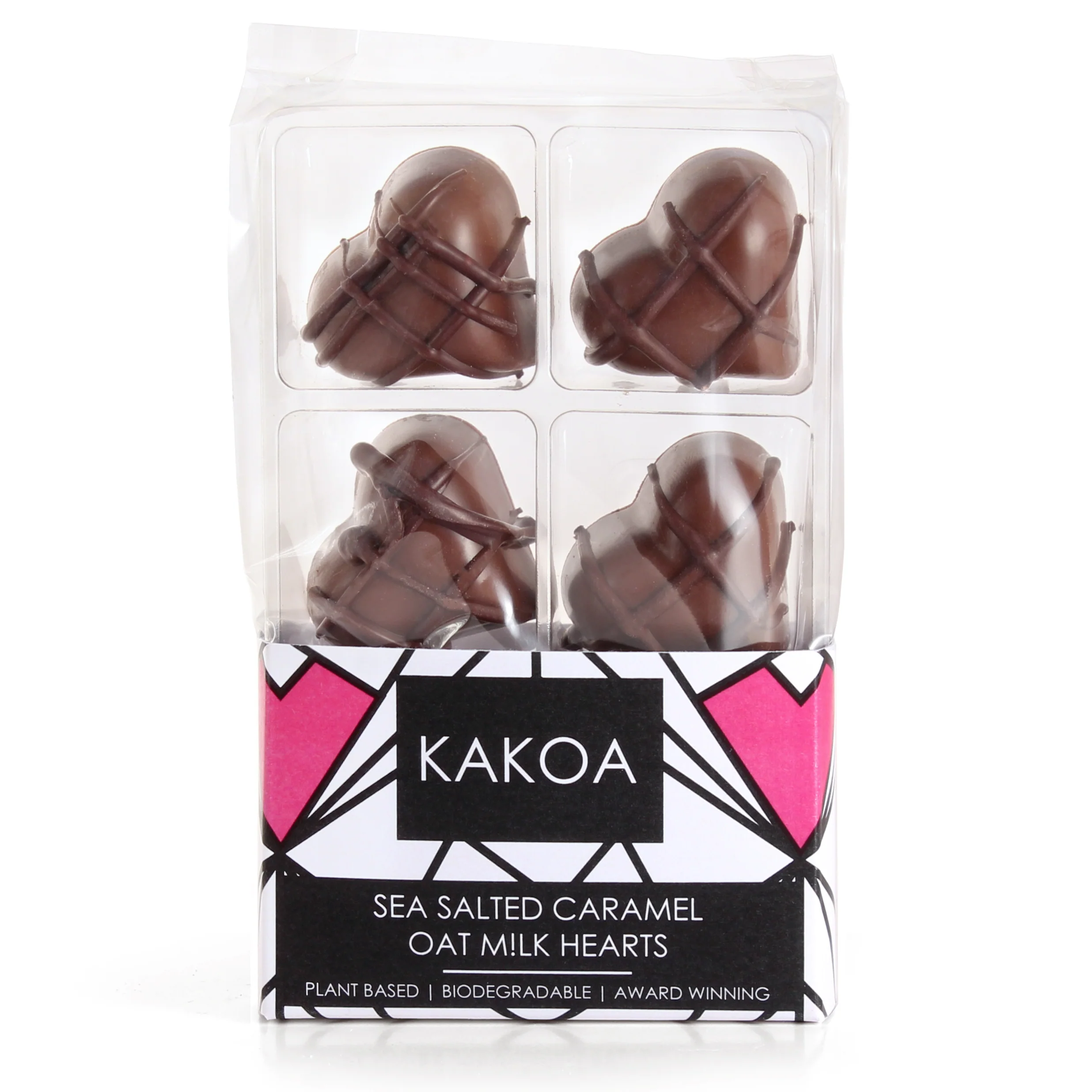 KAKAO VEGAN SEA SALTED CARAMEL M!LK HEARTS - Image 2