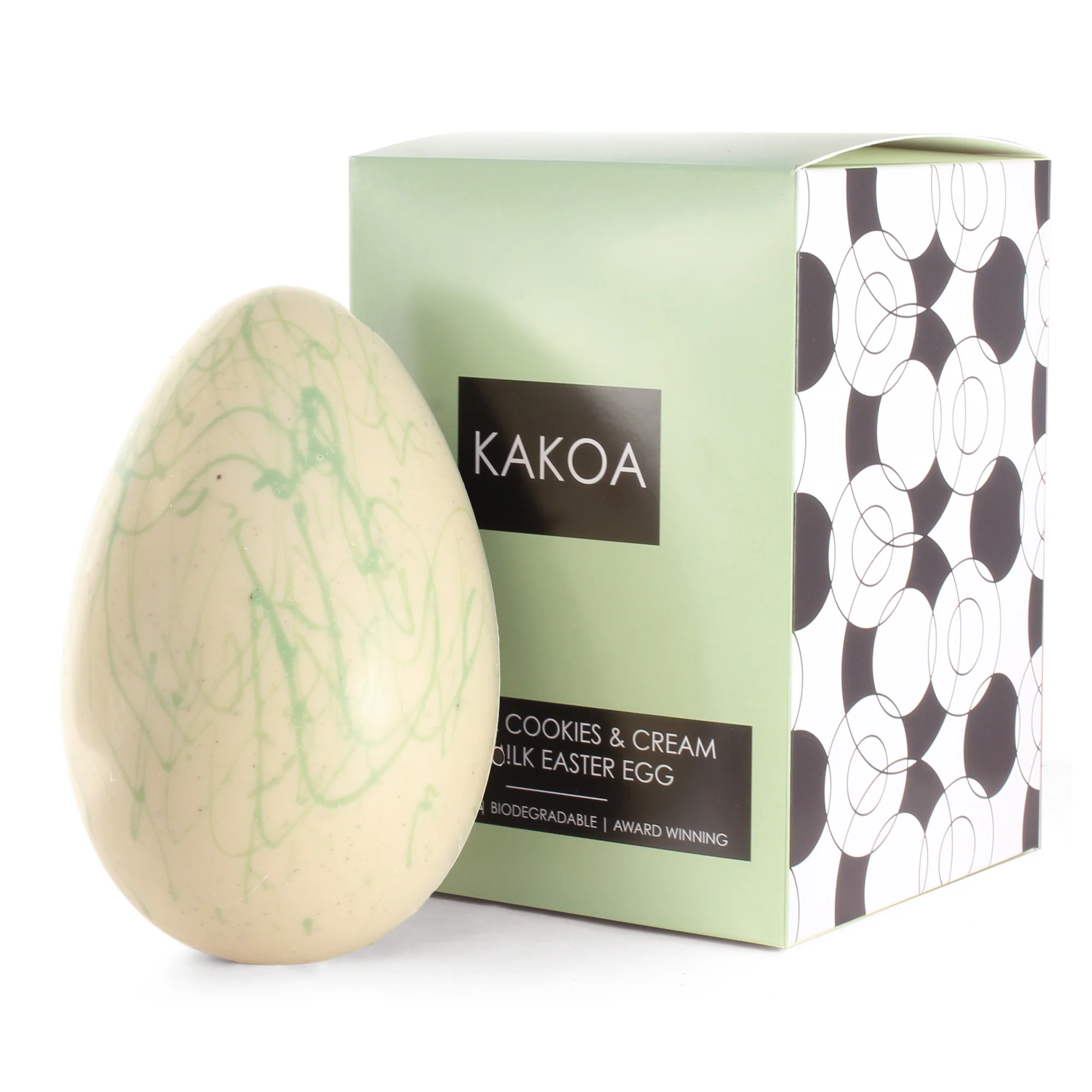 KAKOA VEGAN COOKIES & CREAM OAT M!LK EASTER EGG
