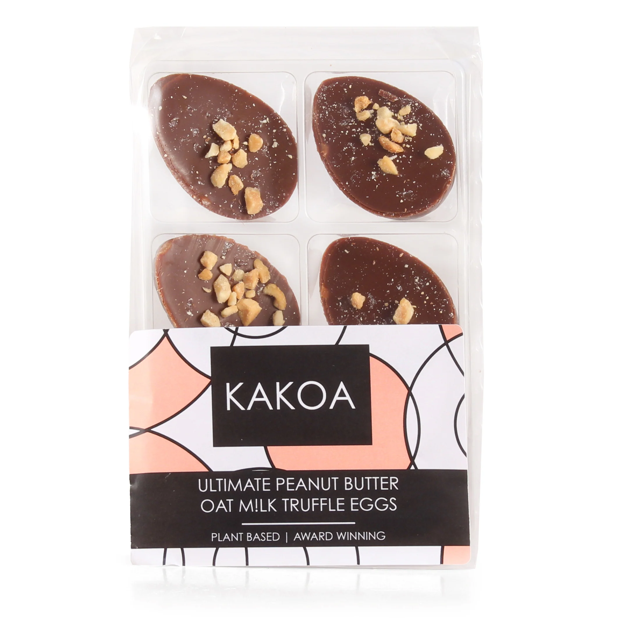 KAKOA VEGAN PEANUT BUTTER CHOCOLATE TRUFFLE EASTER EGGS - Image 2