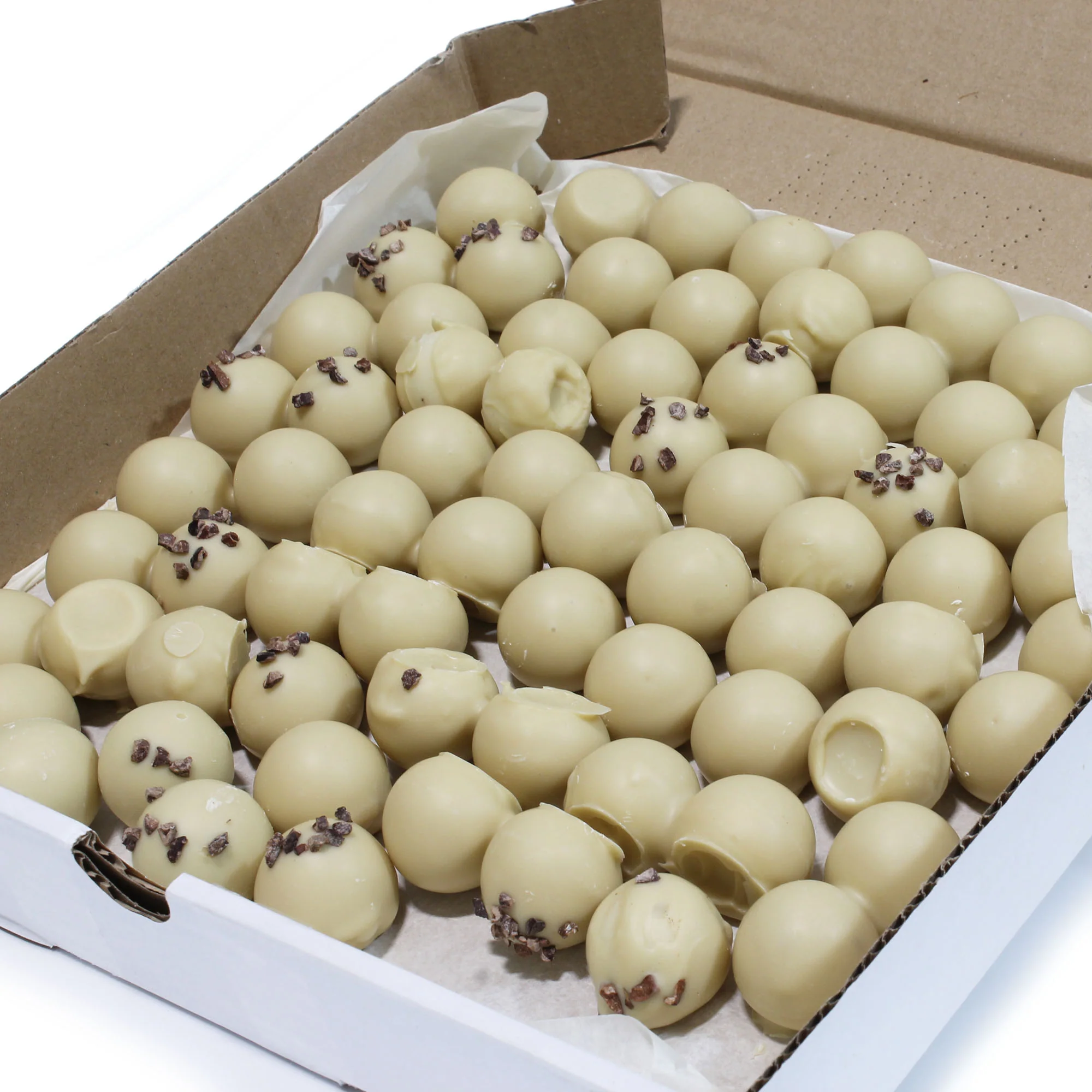 VEGAN VANILLA CHOCOLATE TRUFFLES - SECONDS